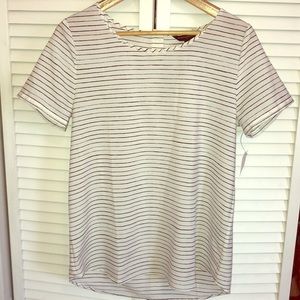 BANANA REPUBLIC lightweight stripped shirt NWT